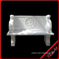 White Patio Stone Bench With Back (YL-S031)